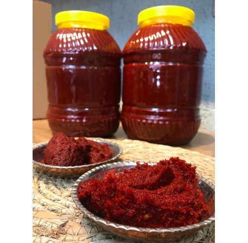 5 KG DOMATES SALÇASI-5 KG TATLI BİBER SALÇASI